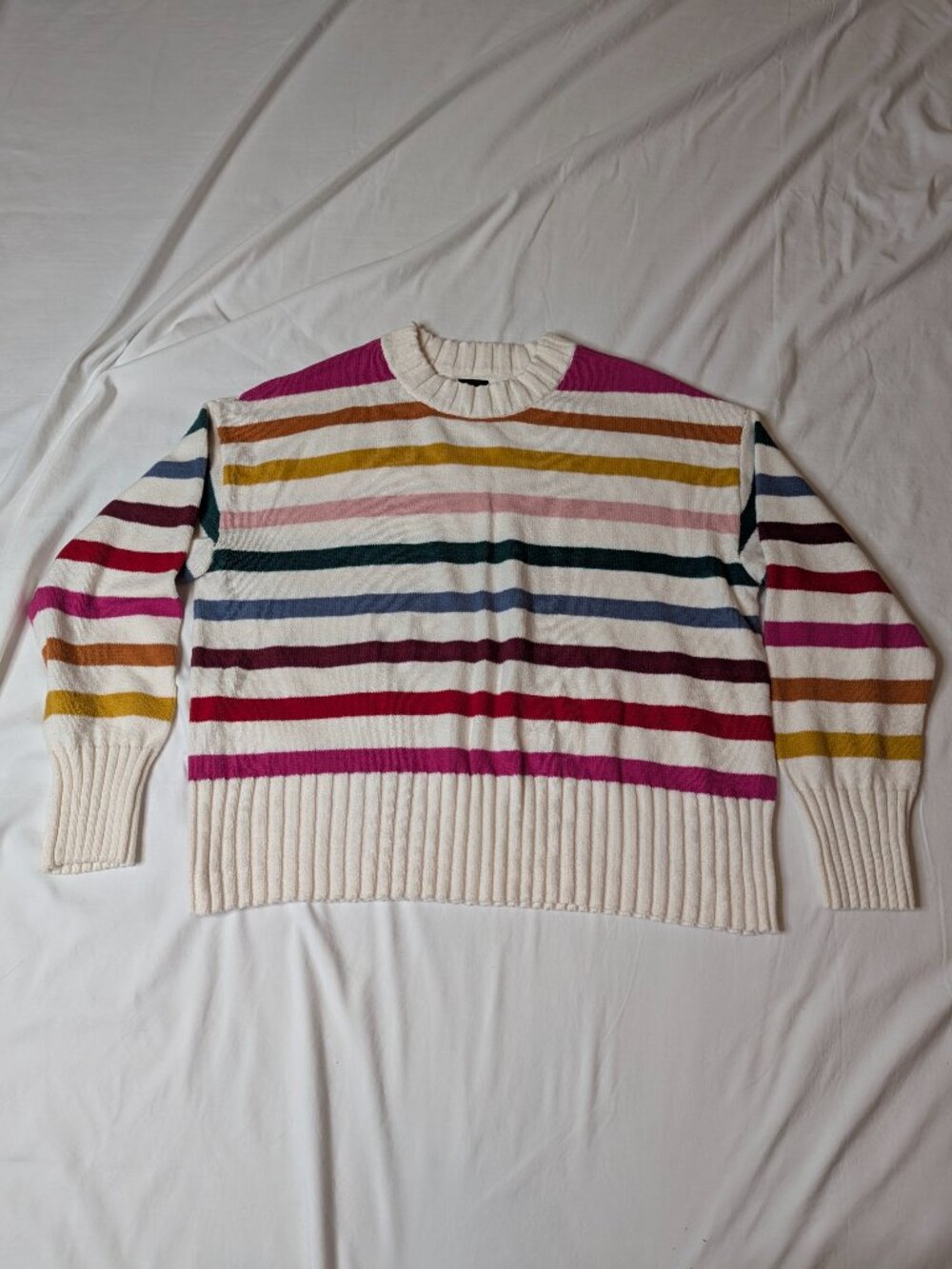 Gap Womens Colorful/Multicolored Striped Sweater, Size XXL